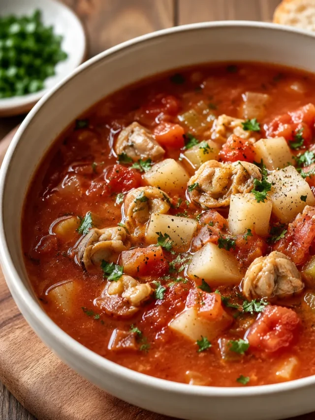 Manhattan Clam Chowder Recipe