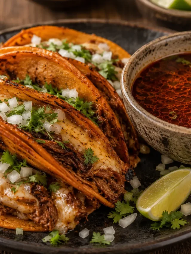 Chicken Birria Tacos