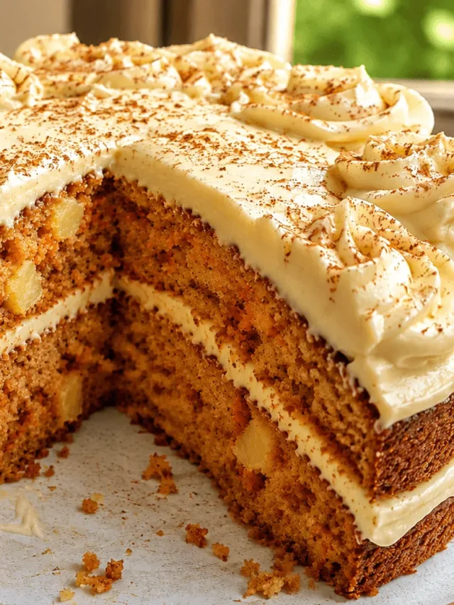 Carrot Cake Recipe with Pineapple