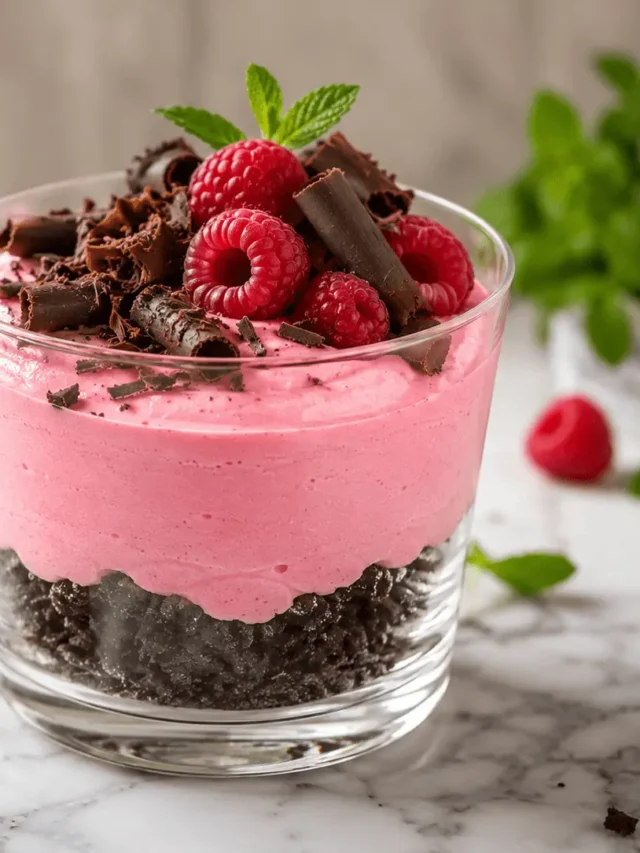 Raspberry Mousse Recipe (Easy, No-Bake Dessert)
