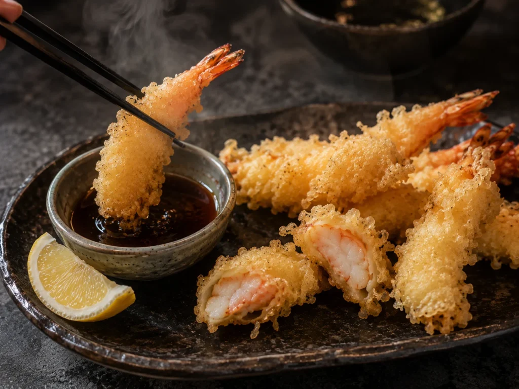 tempura shrimp recipe final image
