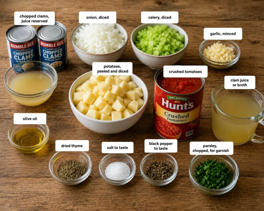 manhattan clam chowder recipe recipe