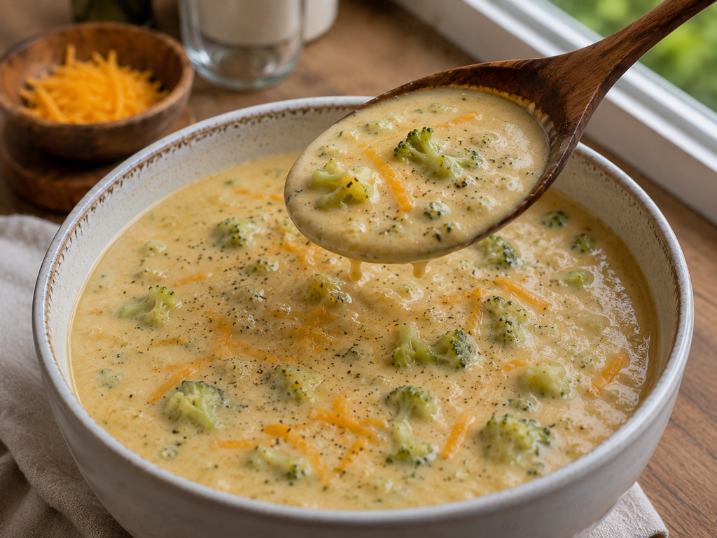 best high protein broccoli cheddar soup last