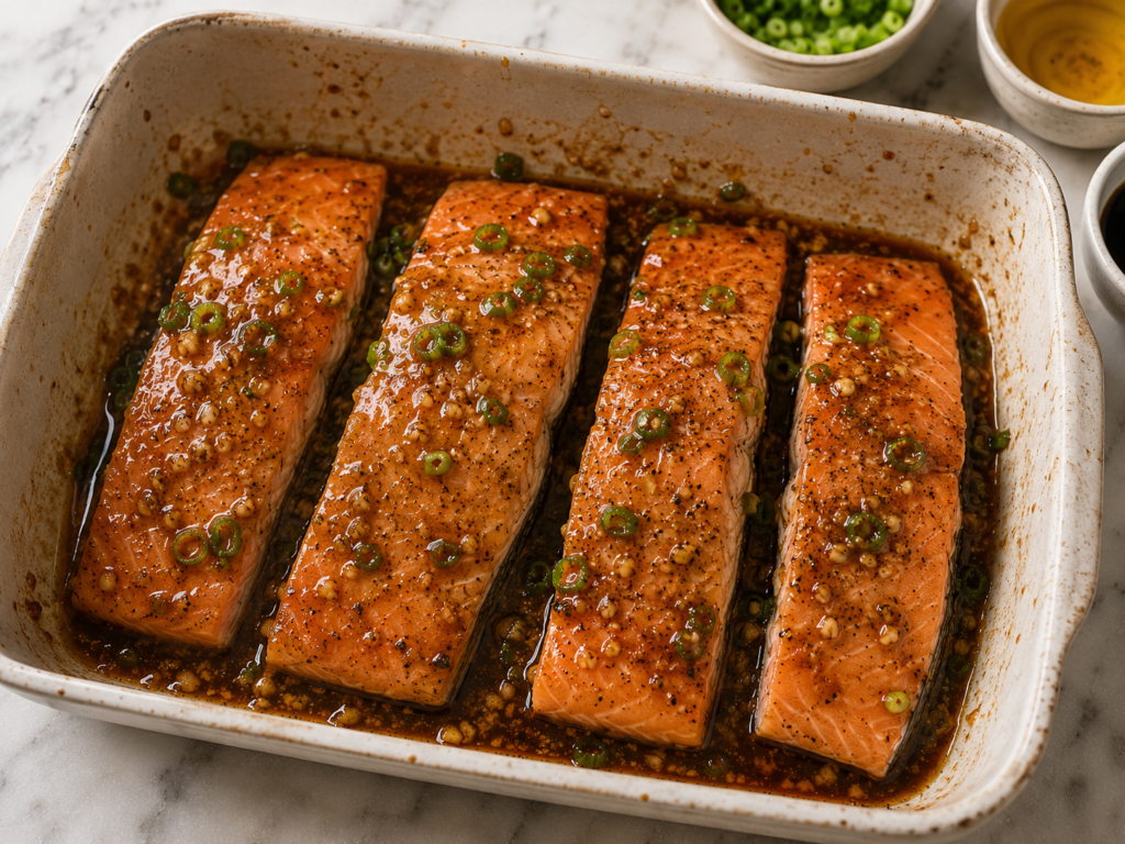 Salmon Marinade for Pan-Seared Salmon stage 2