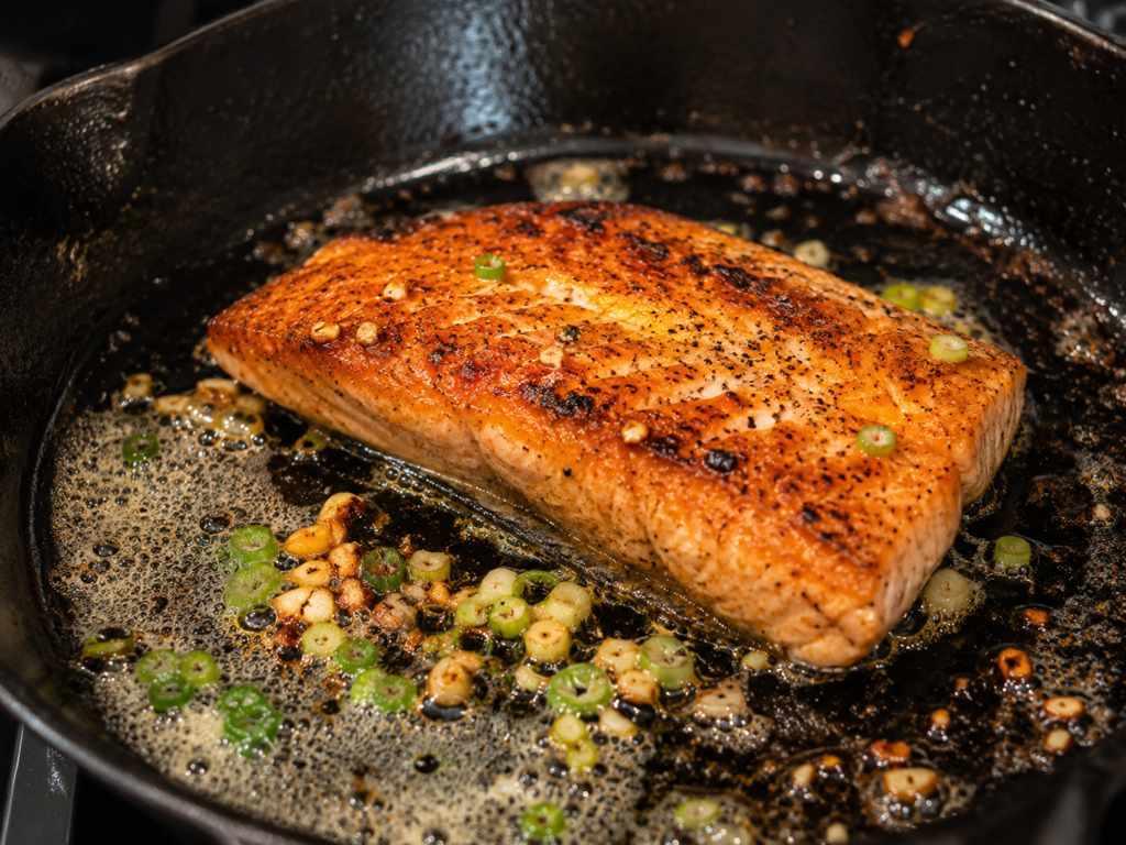 Salmon Marinade for Pan-Seared Salmon stage 3