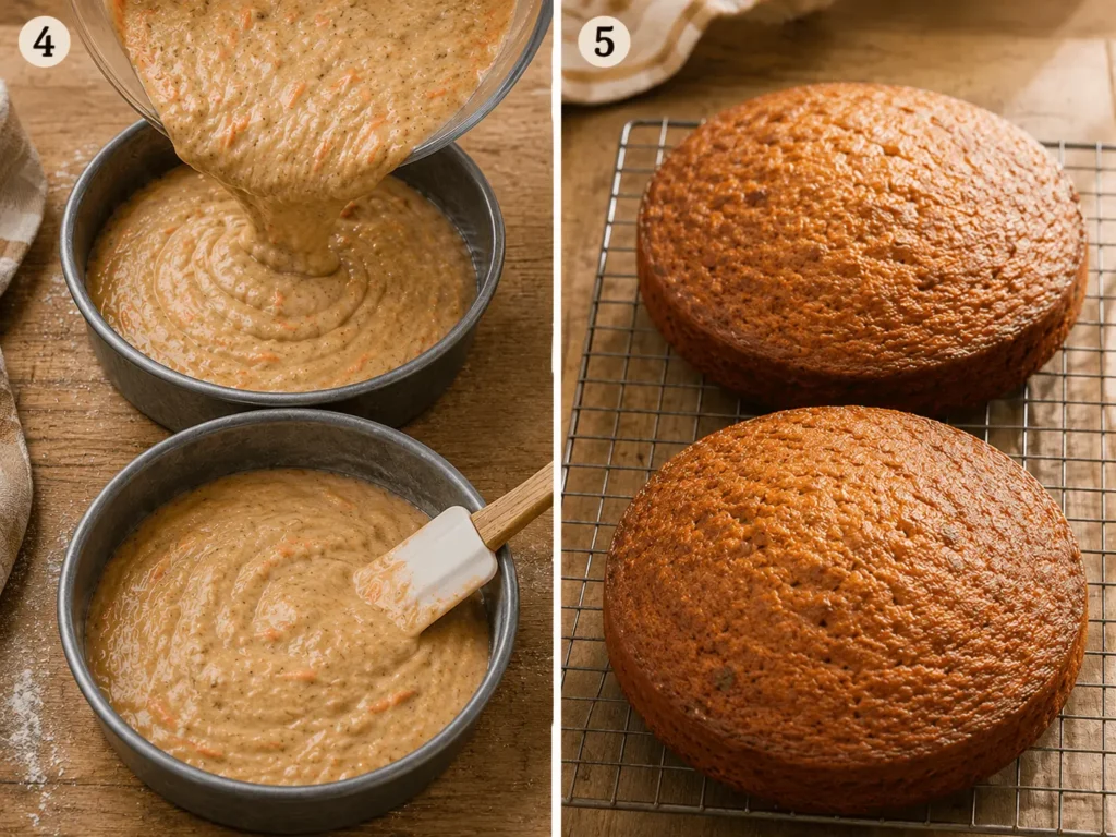 Carrot Cake Recipe with Pineapple stage 2