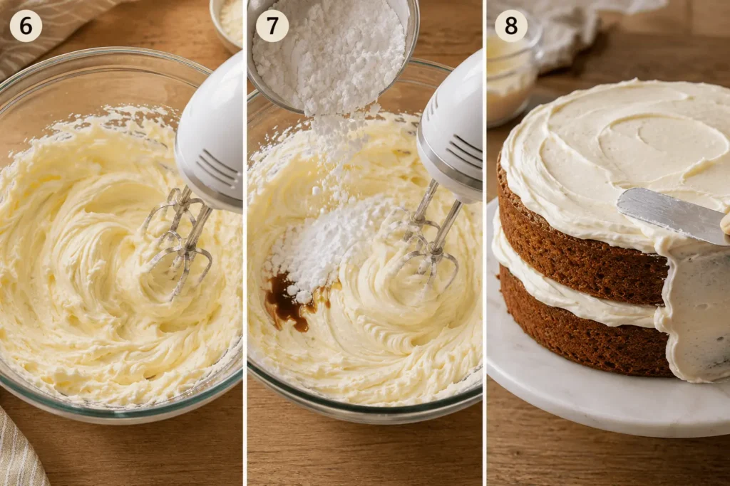 Carrot Cake Recipe with Pineapple stage 3