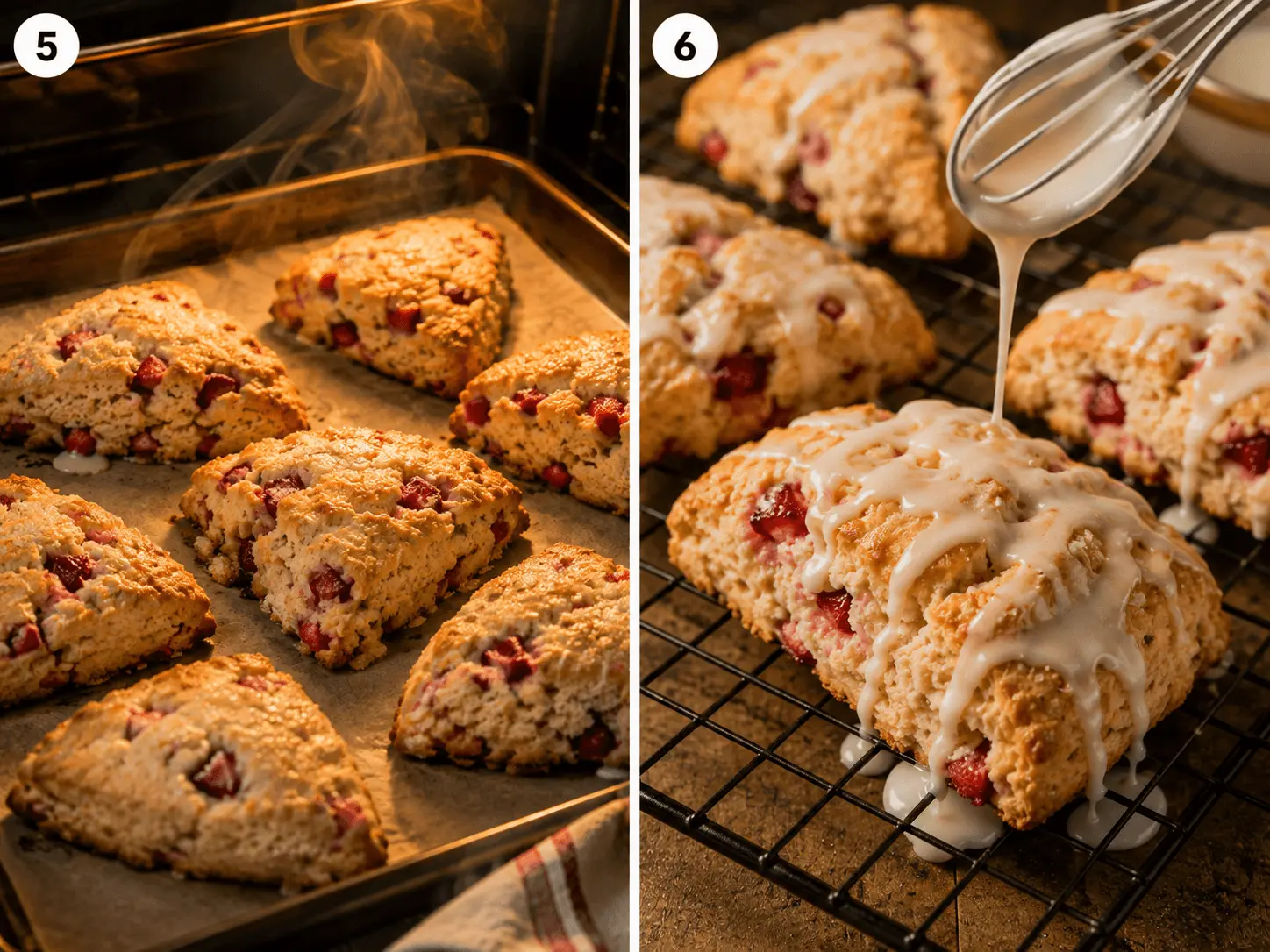 strawberry scone recipe stage 3