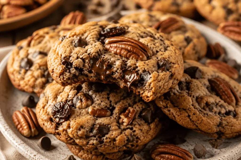 chocolate chip pecan cookies final image