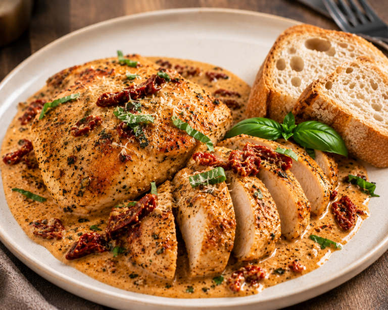 creamy sun-dried tomato chicken main image