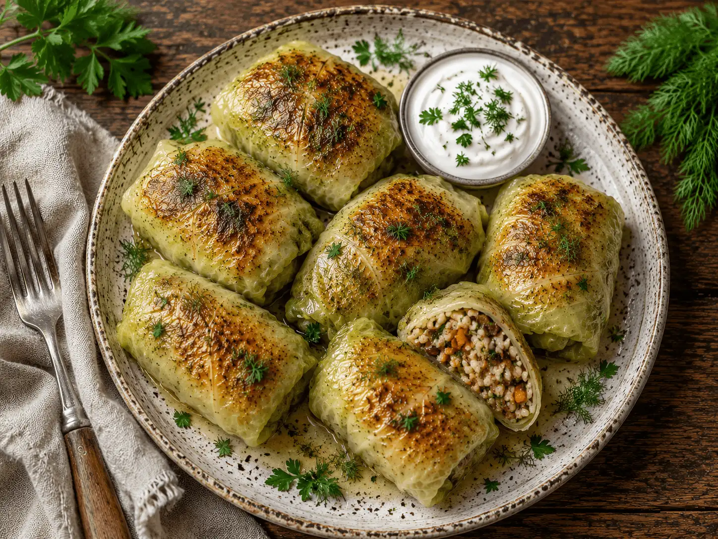 cabbage dumplings main image