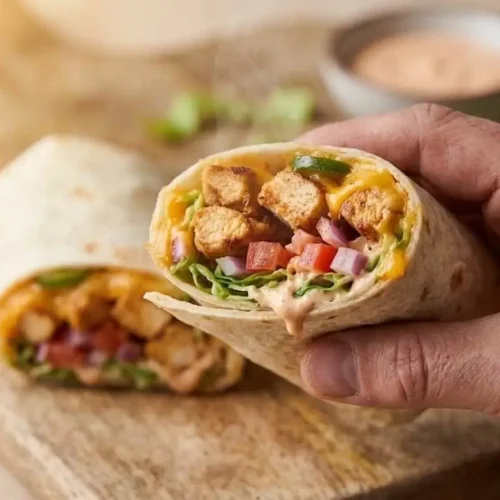 spicy chicken wrap final image