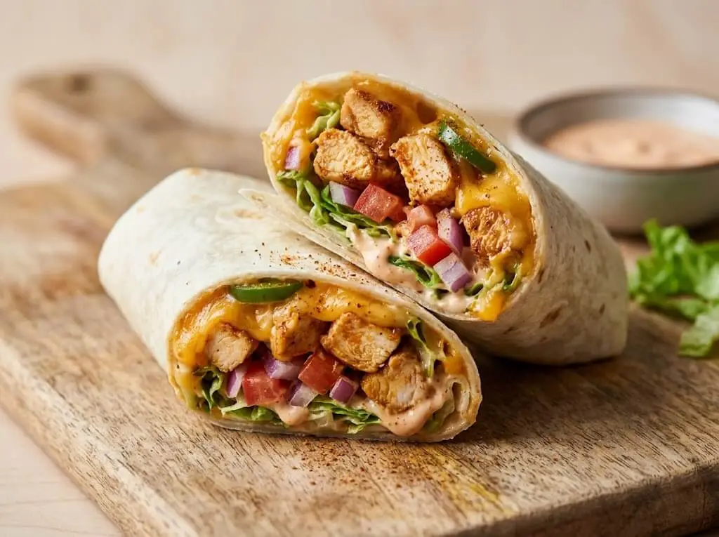 spicy chicken wrap main image