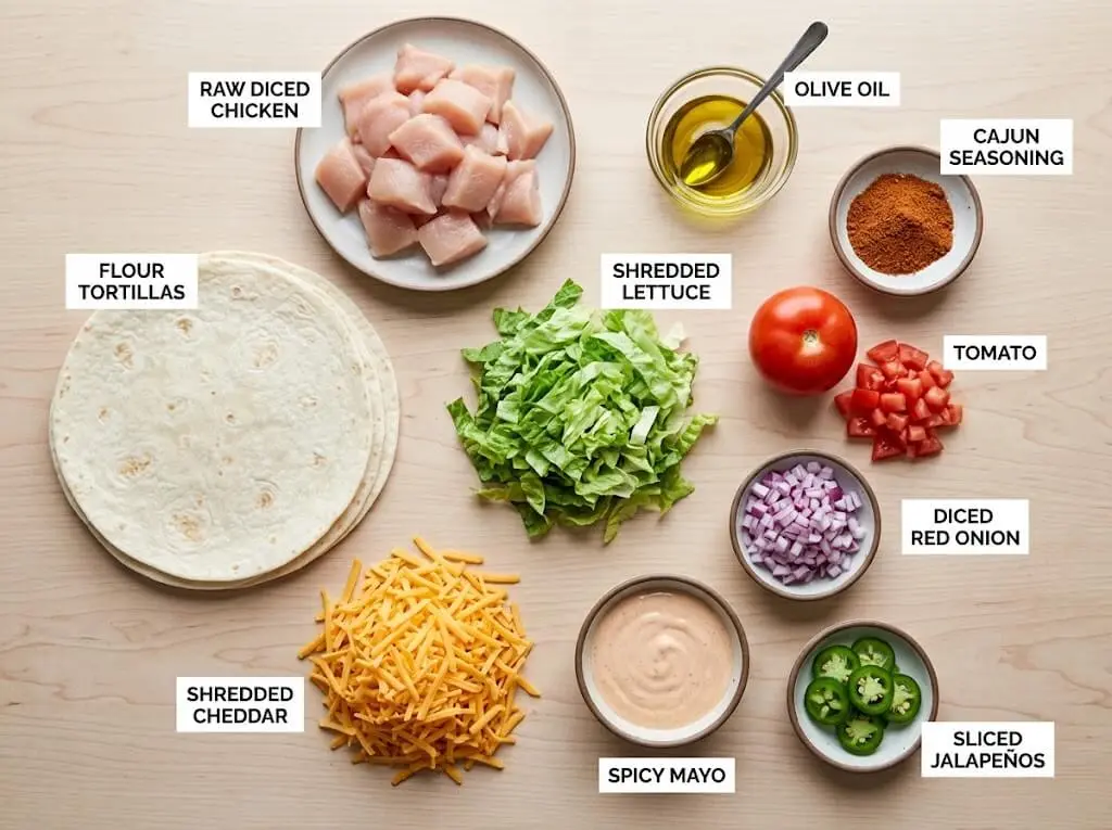 spicy chicken wrap recipe