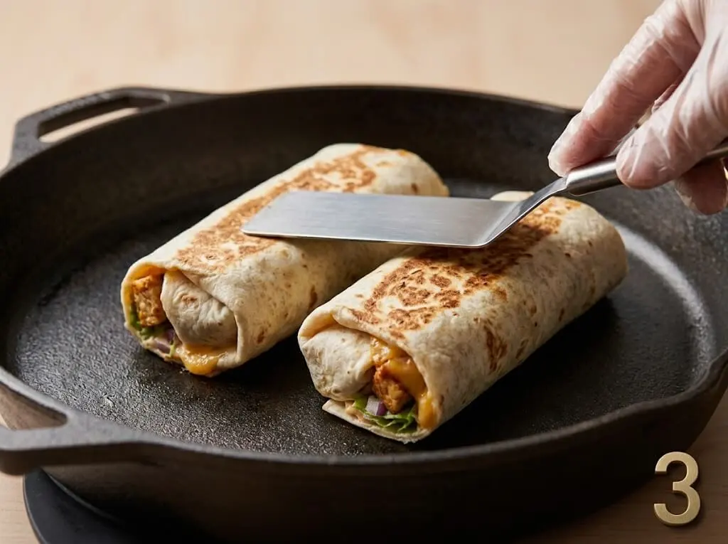 spicy chicken wrap stage 3