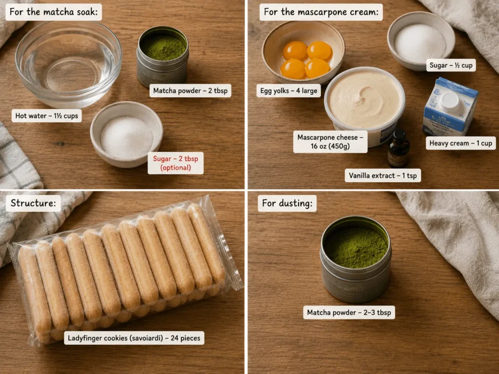 Matcha Tiramisu Recipe