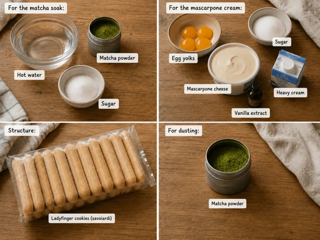 matcha tiramisu recipe