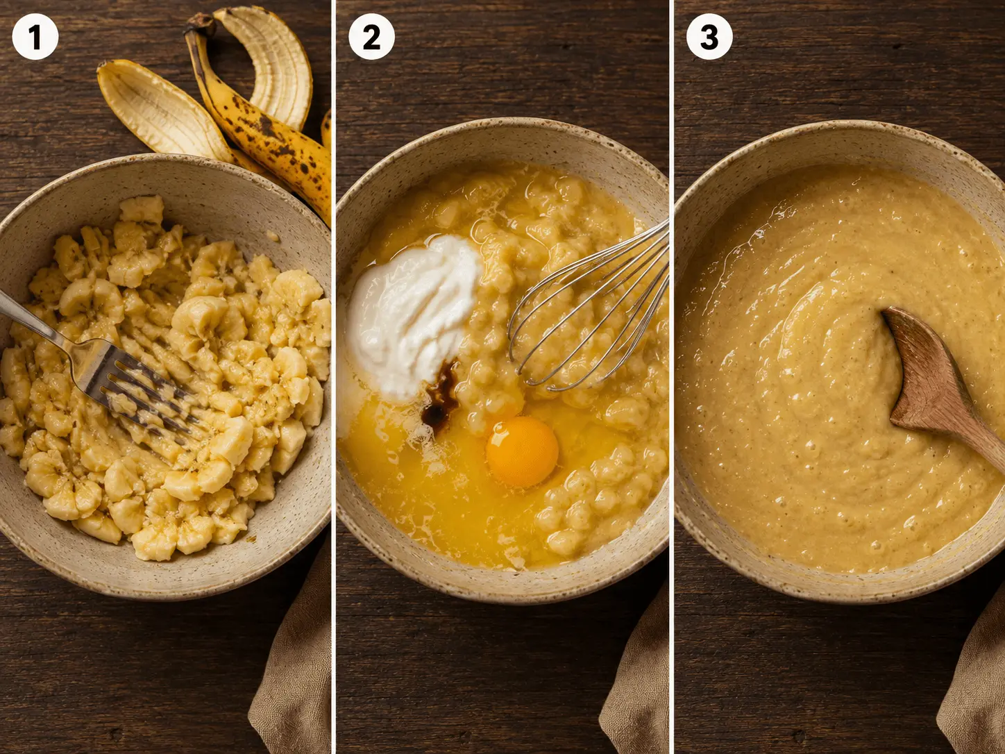 banana bread recipe with yogurt stage 1