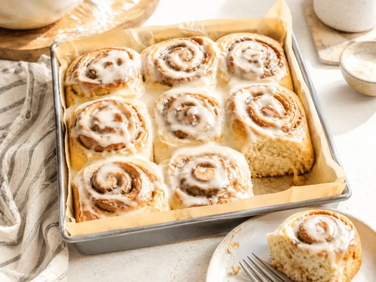 sourdough discard cinnamon rolls​