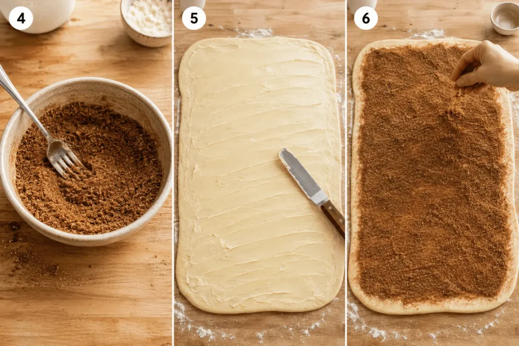 sourdough discard cinnamon rolls stage 2