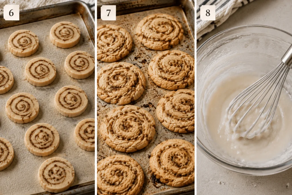 cinnamon roll cookies stage 3