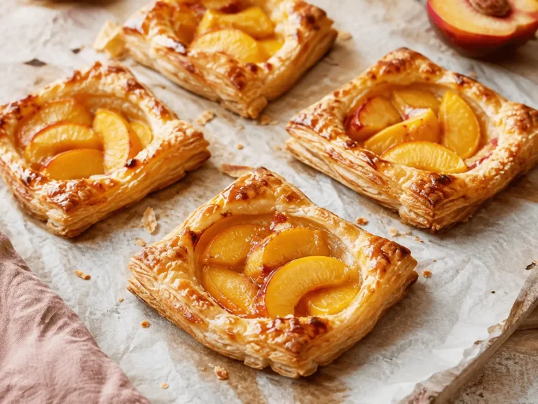 peach puff pastry main image