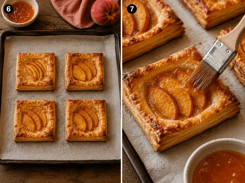 peach puff pastry stage 3