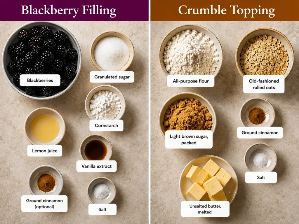 blackberry crumble recipe