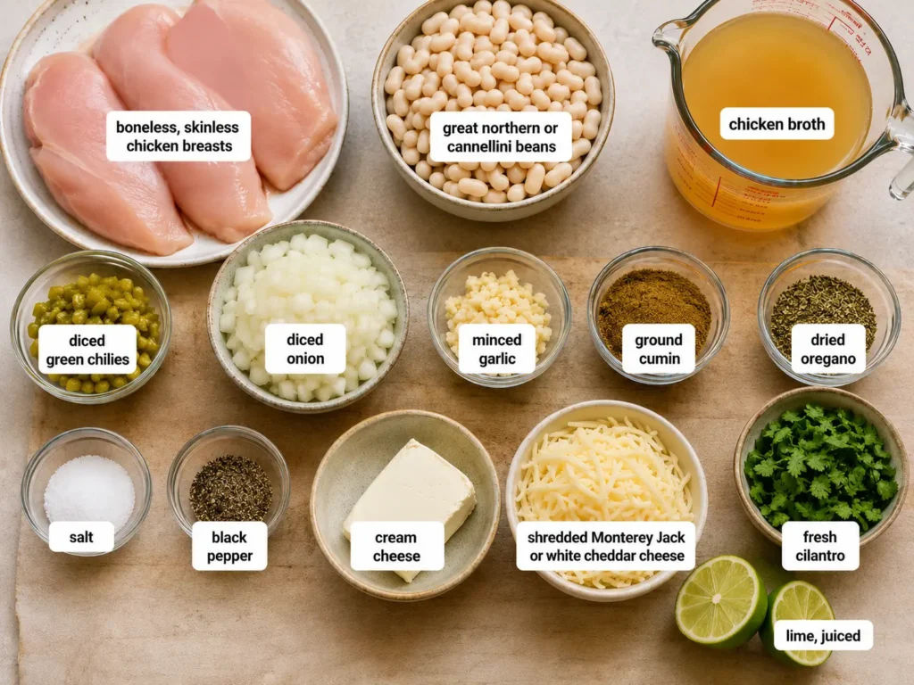 white bean chicken chili