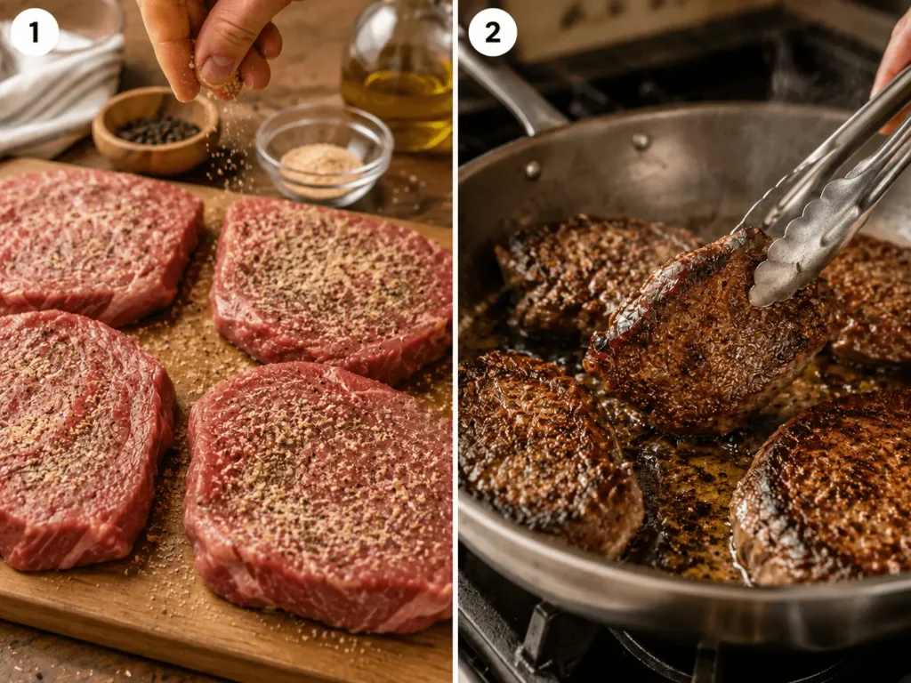 steak pizzaiola stage 1