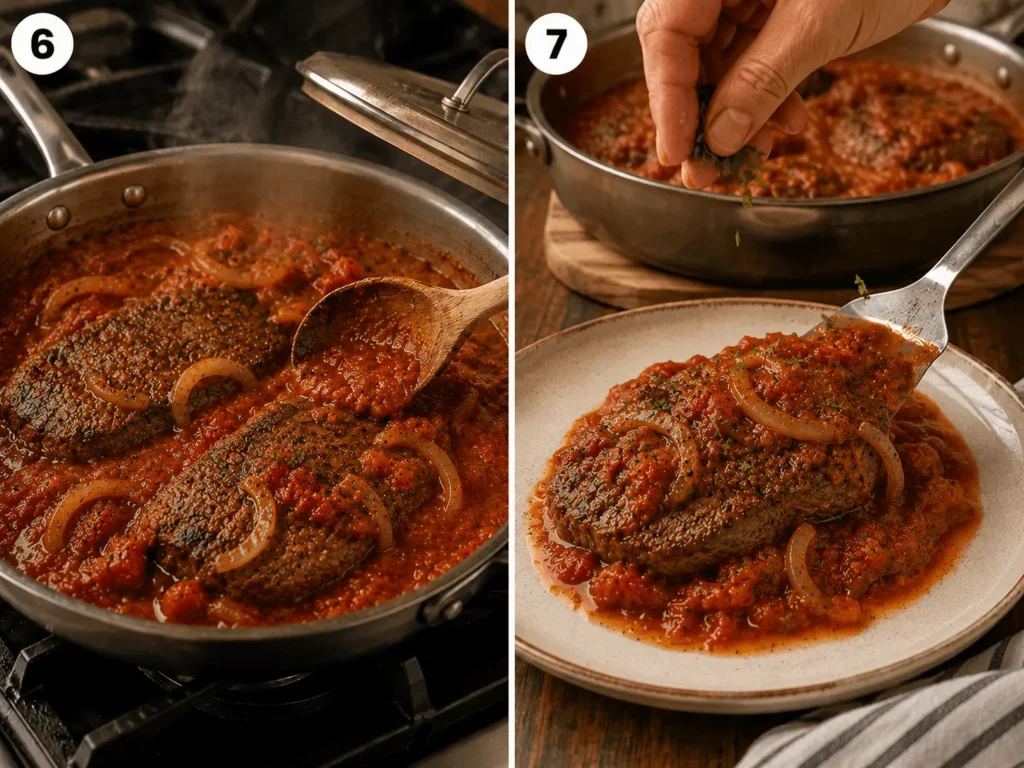 steak pizzaiola stage 3