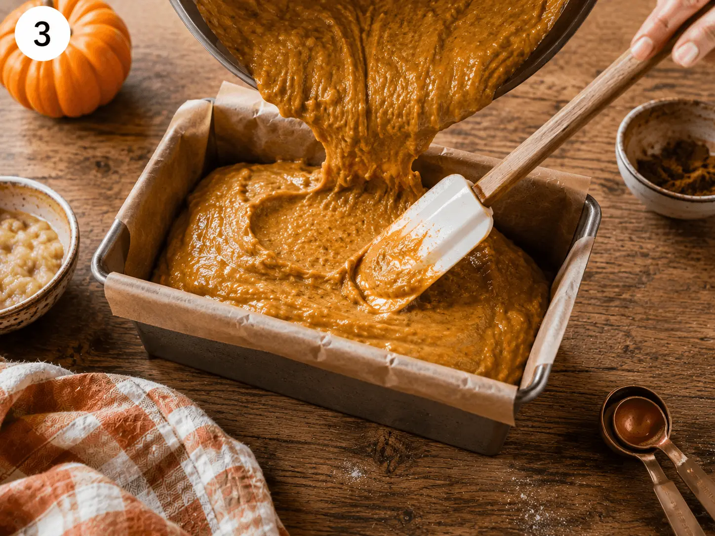 pumpkin banana bread stage 2