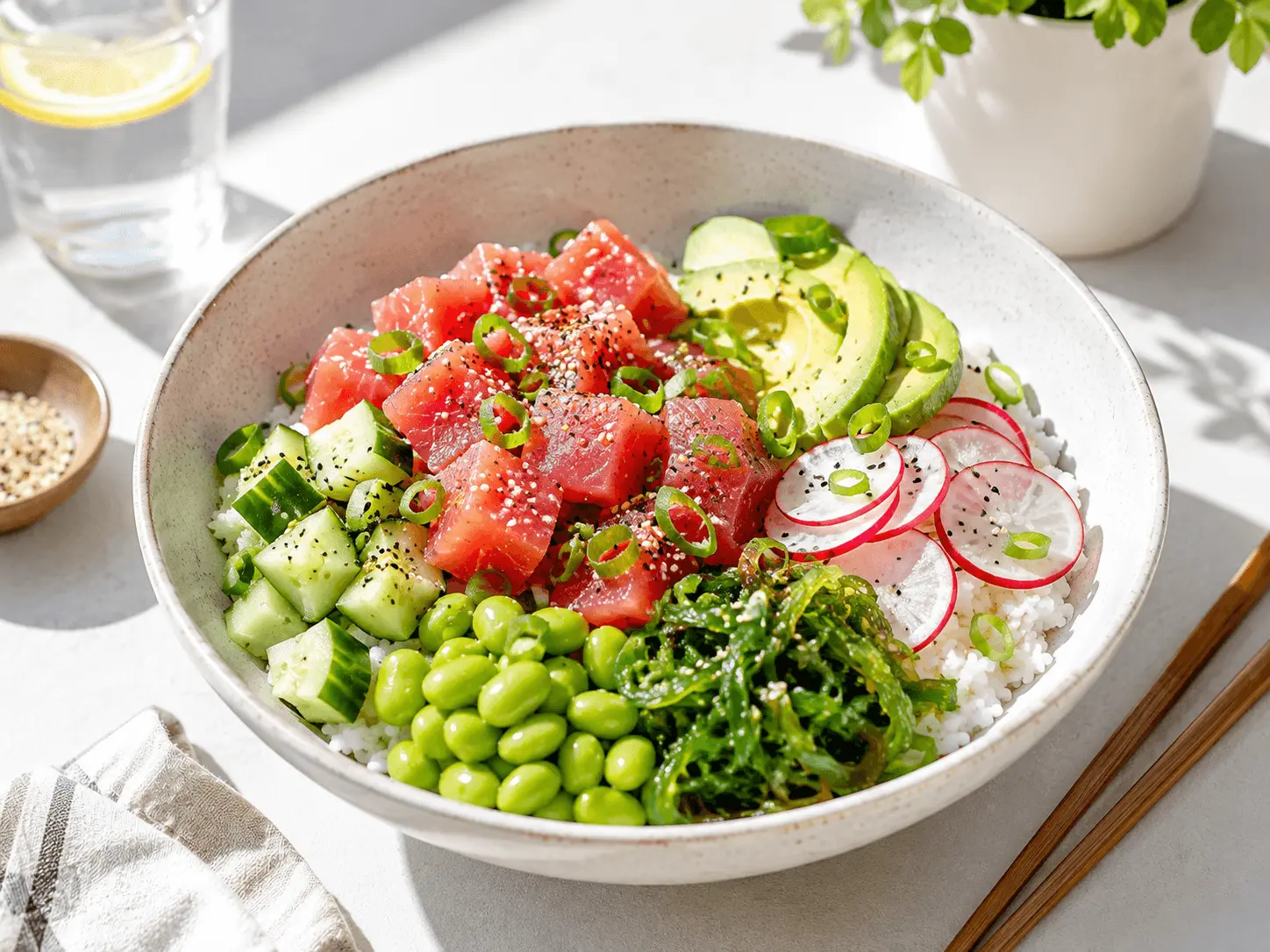 tuna poke bowl main image