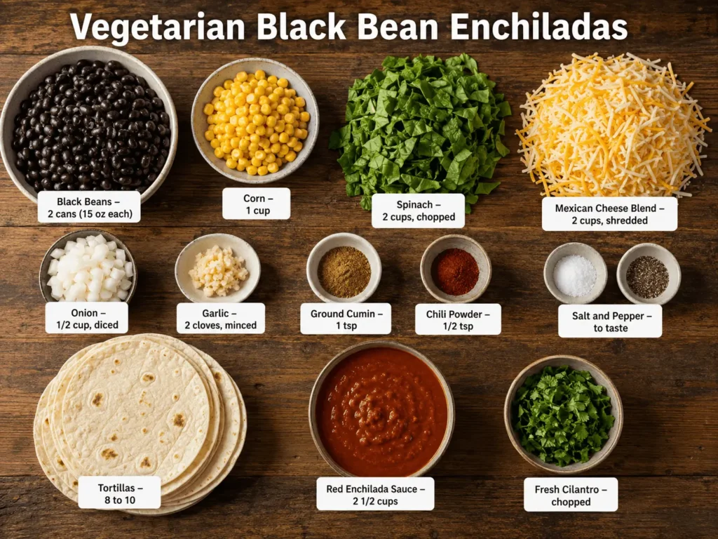 vegetarian enchiladas recipe