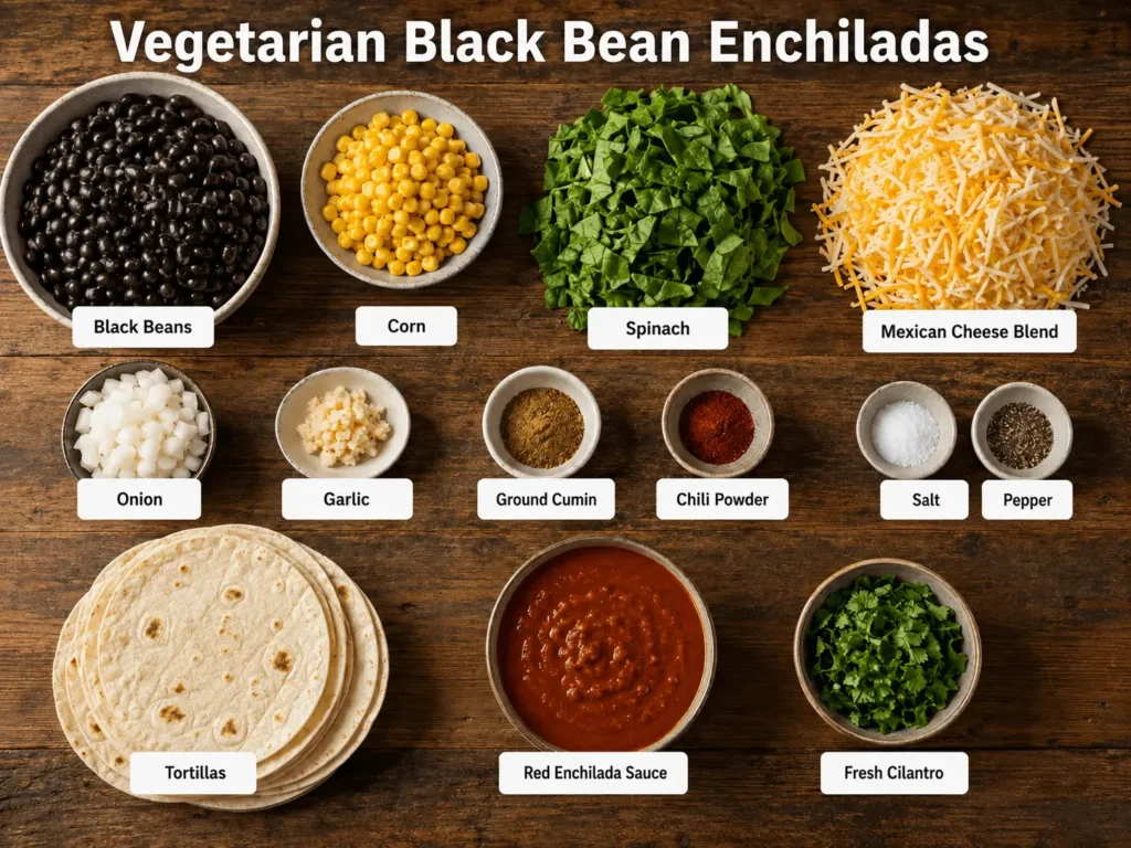 enchiladas végétarien