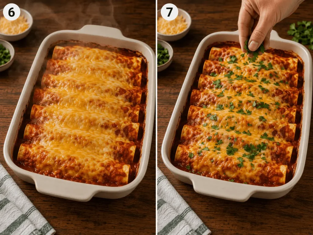 vegetarian enchiladas stage 3