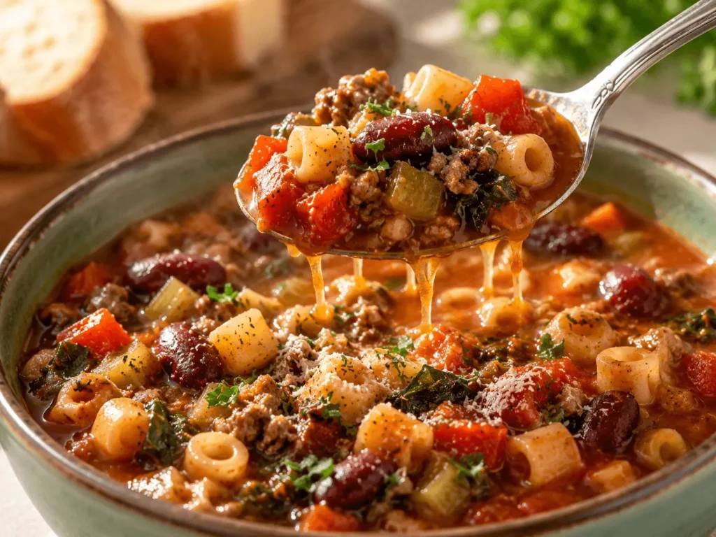 beef minestrone soup final image