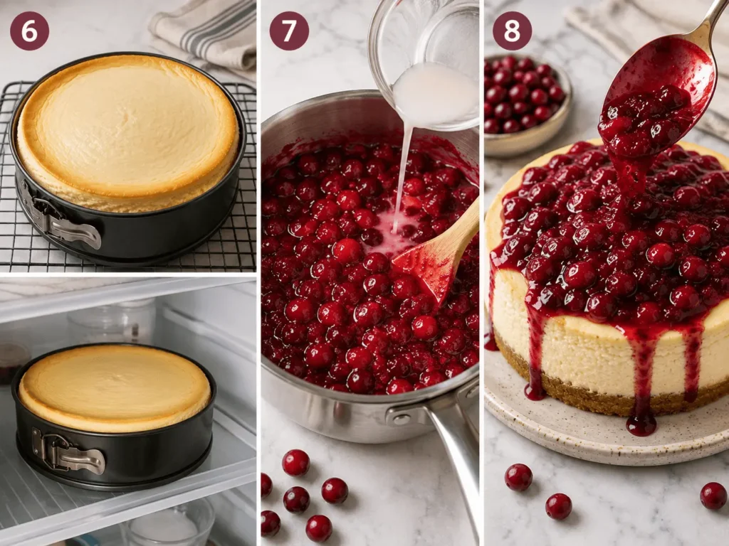 cranberry cheesecake stage 3