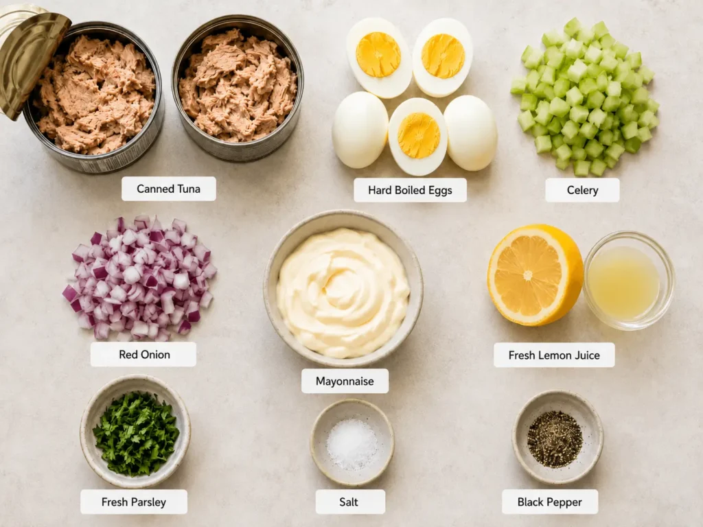 tuna salad with egg recipe
