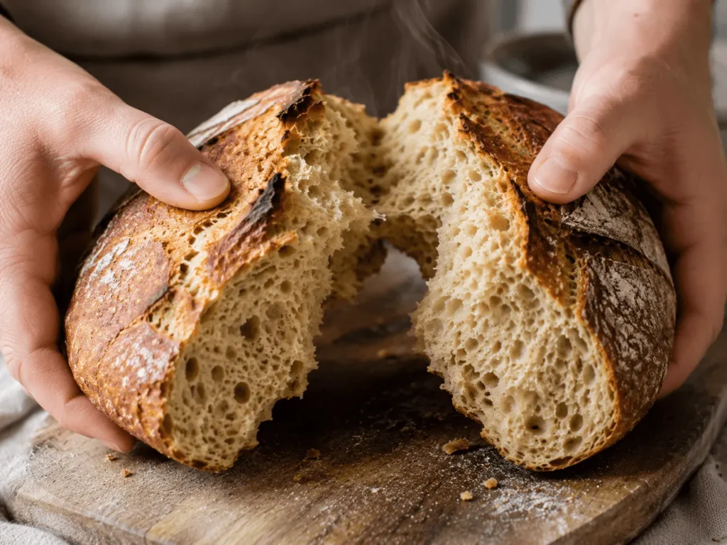 gluten free sourdough bread final image