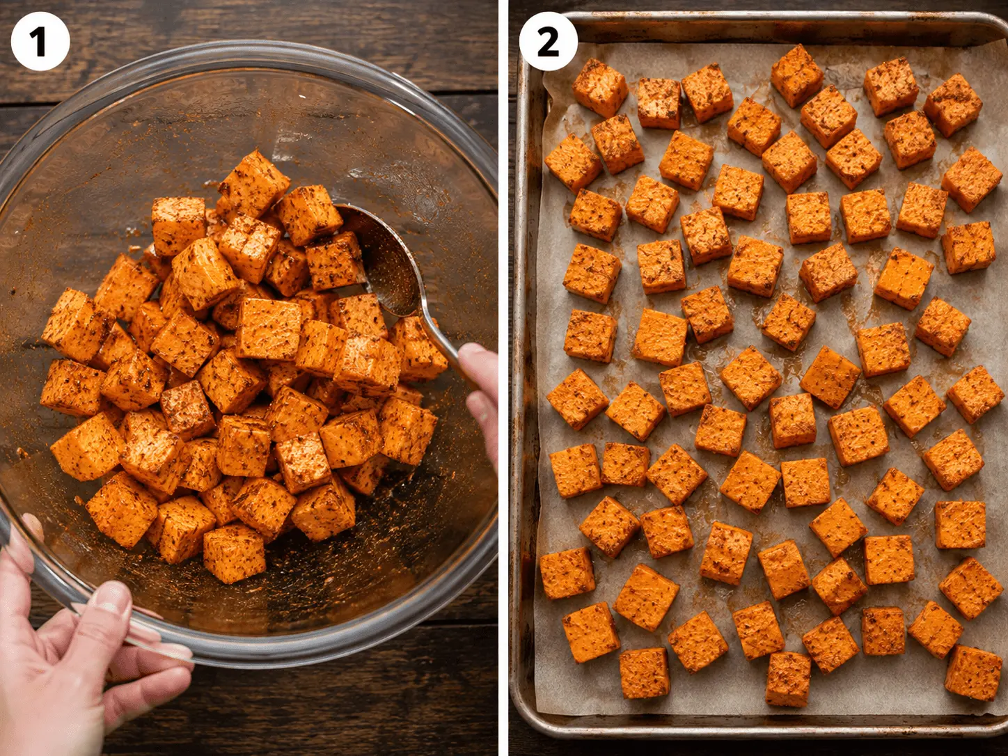sweet potato taco bowl stage 1