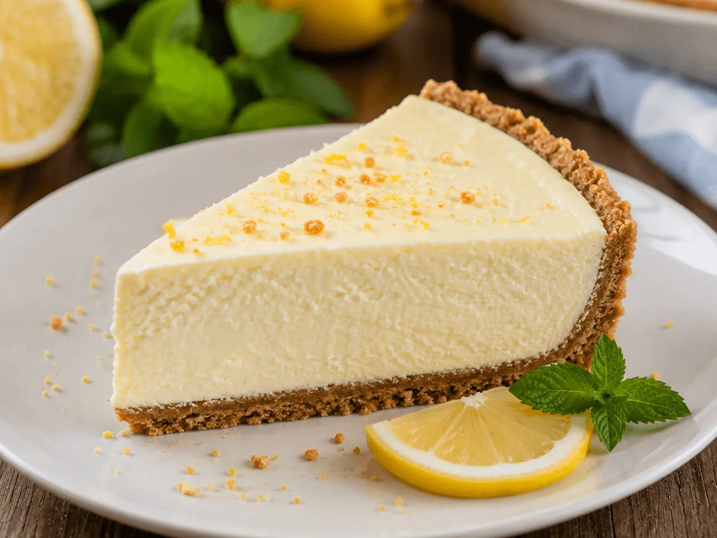 3 ingredient no bake cheesecake final image