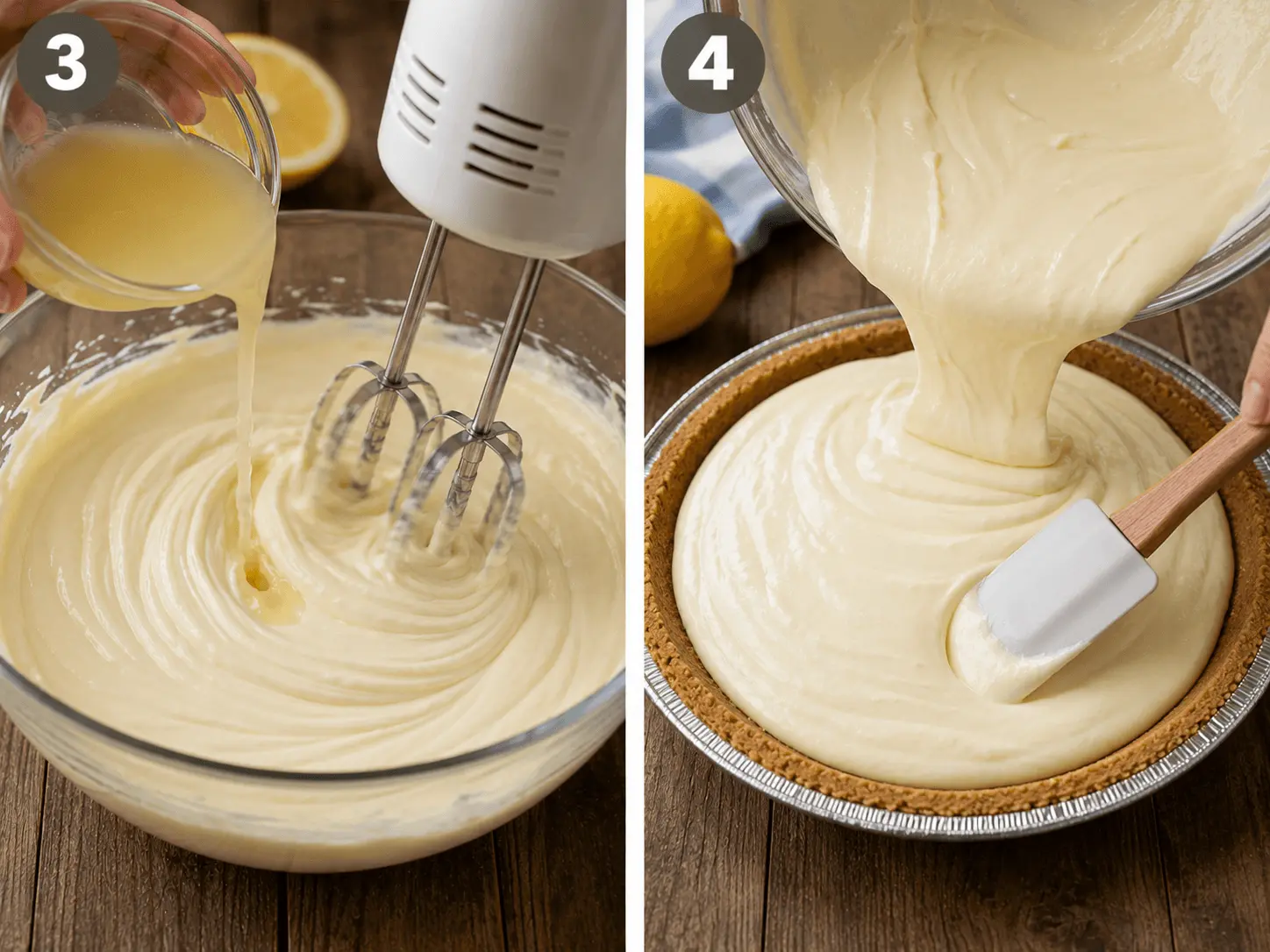 3 ingredient no bake cheesecake stage 2