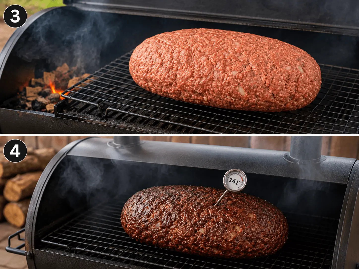 smoked meatloaf stage 2