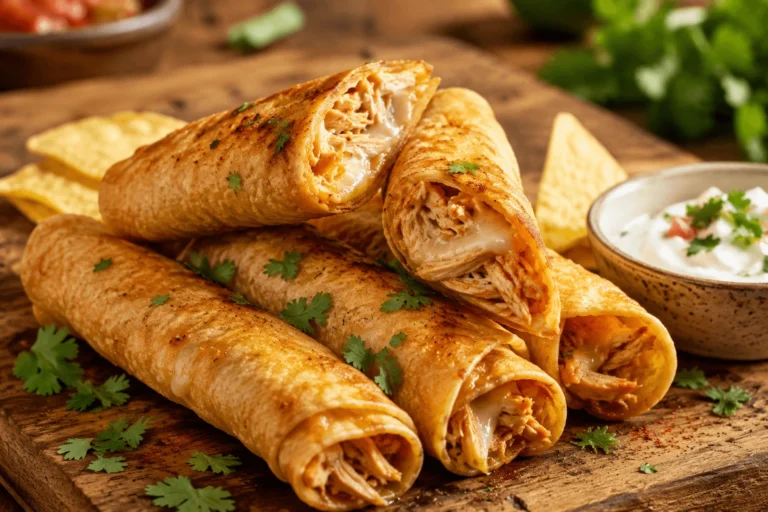 chicken and cheese taquitos main image