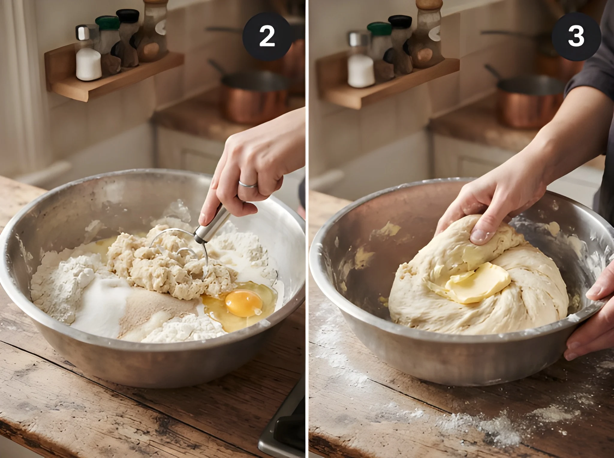 milk bread recipe Make the Dough