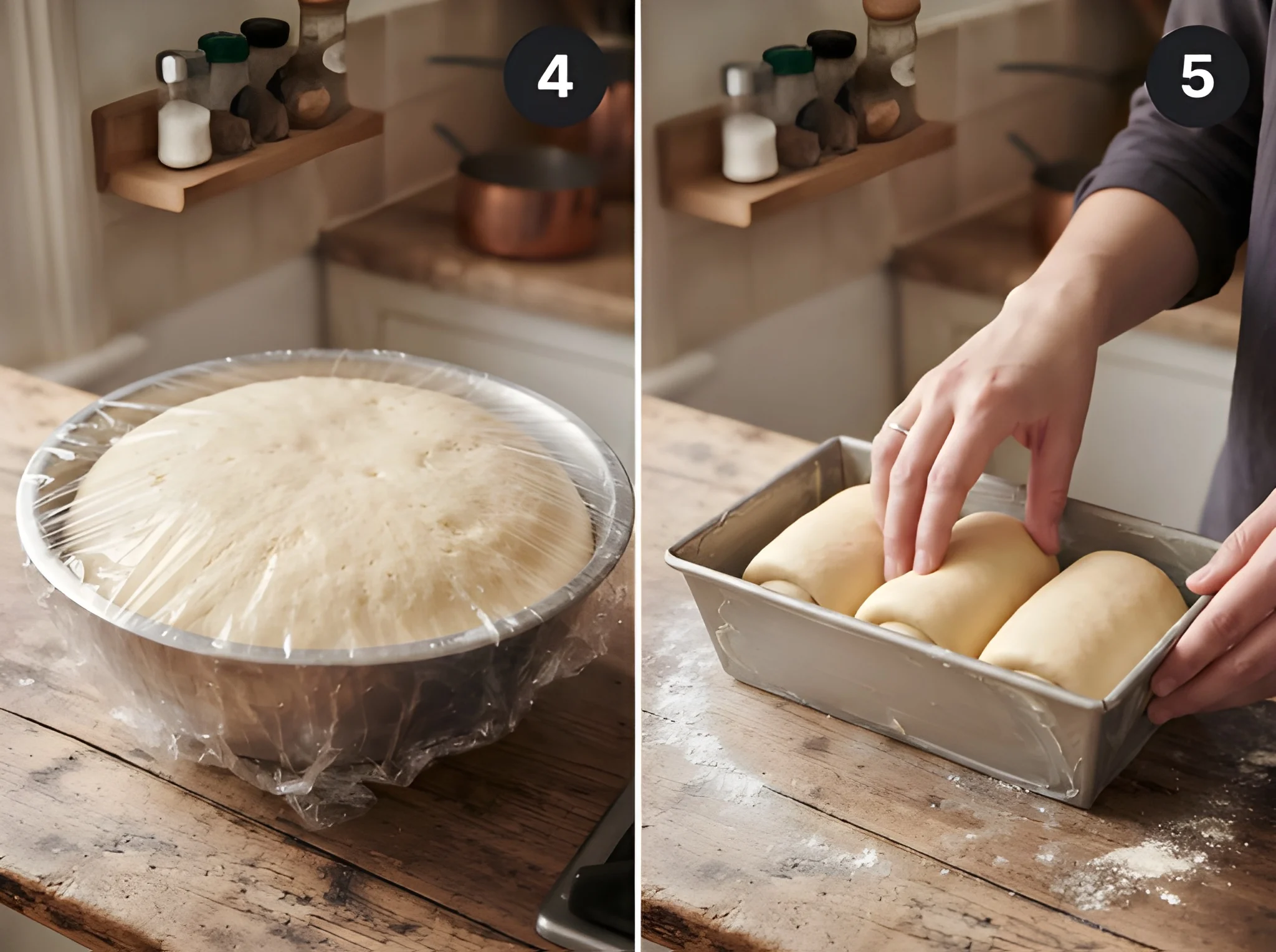 milk bread recipe First Rise