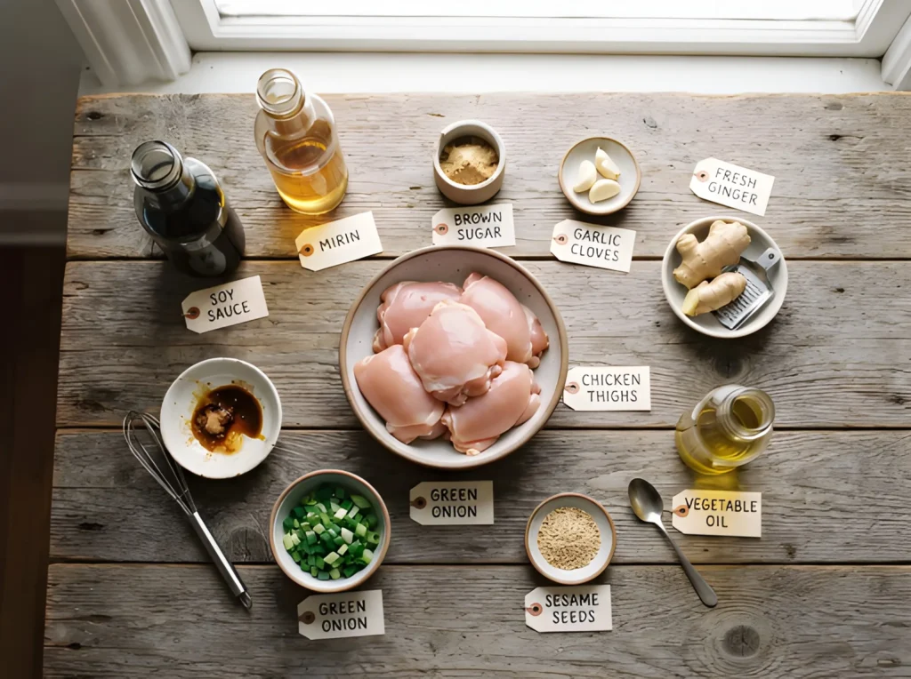 teriyaki chicken recipe ingredients