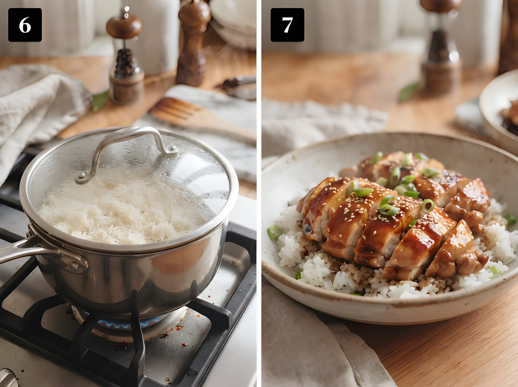 teriyaki chicken recipe Finish and Serve