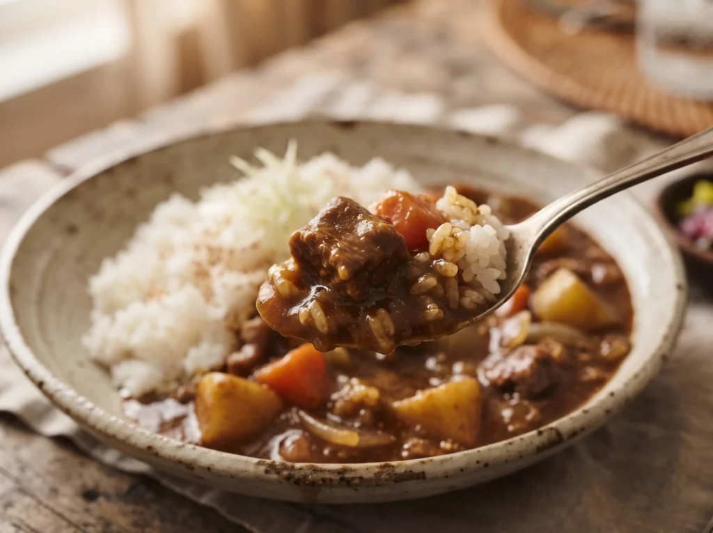 japanese curry recipe final result